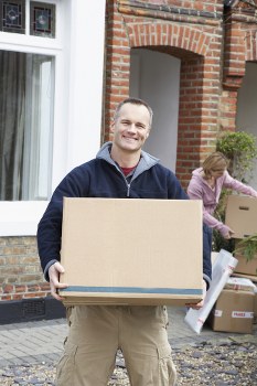 Moving van prepared for house removals in Colindale