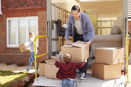 Team assessing a service concern in a moving company
