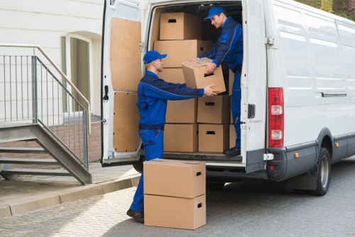 A man and van service helping with a local move in Colindale