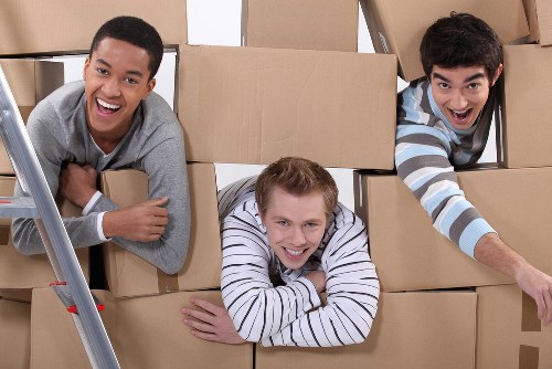 Packed boxes prepared for same day removals Colindale