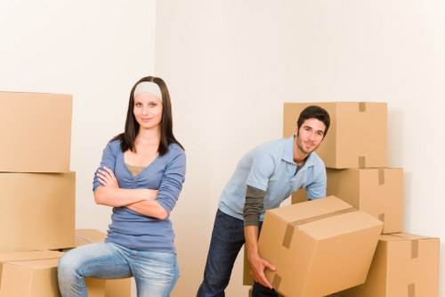 Professional moving service in Colindale with safety measures
