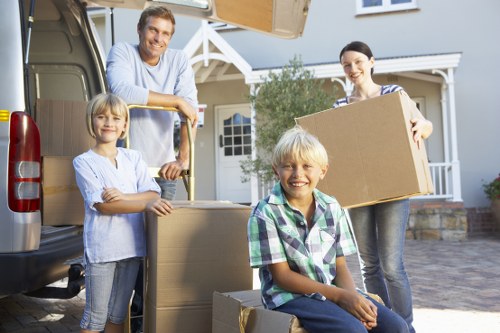 Example moving jobs from flats, houses, and storage in Colindale