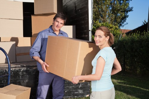 Home moving support with a removal truck in Colindale
